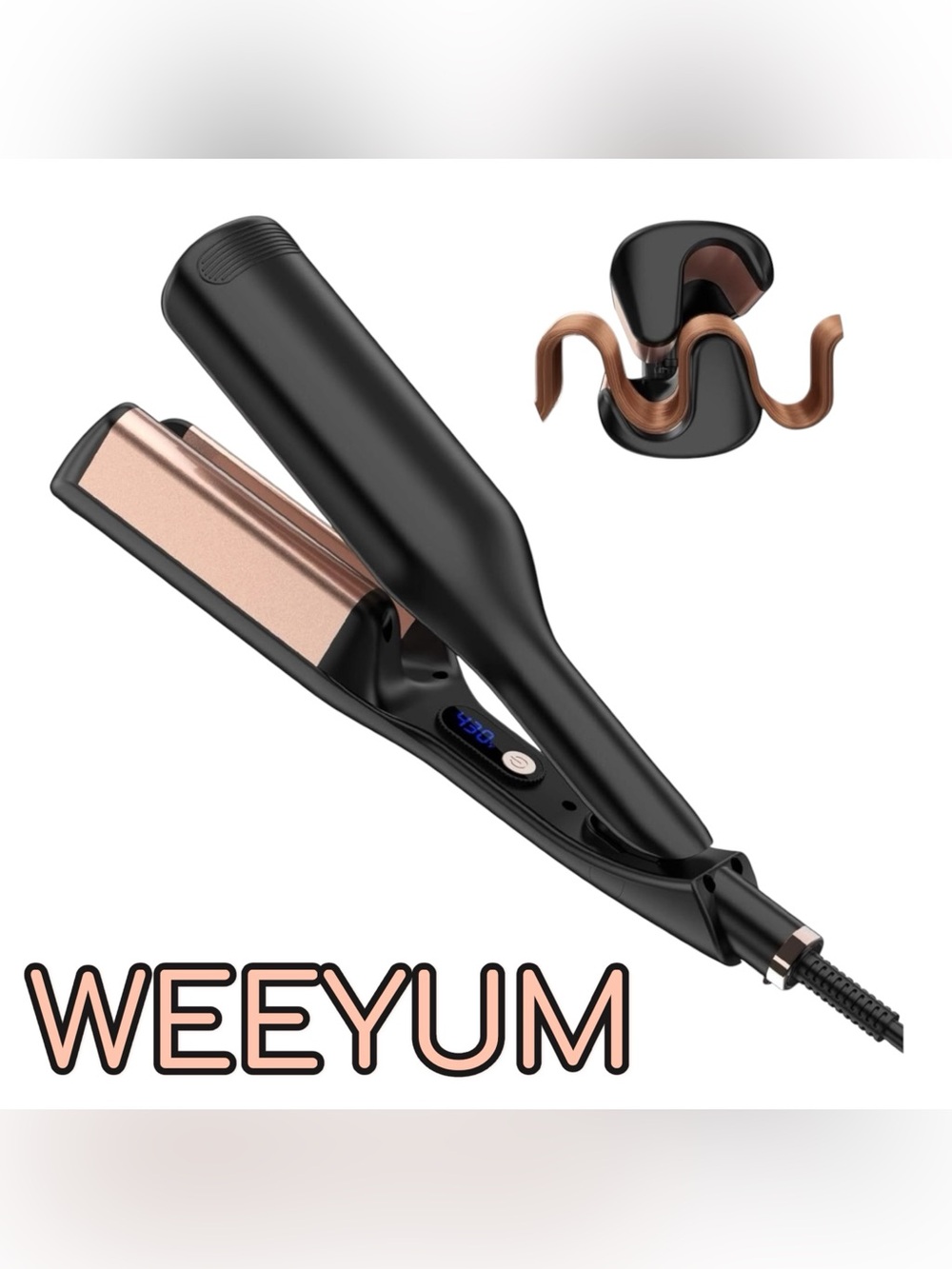 WEEYUM Wave Anti-Scald
Hair Crimper 1.25 Inch